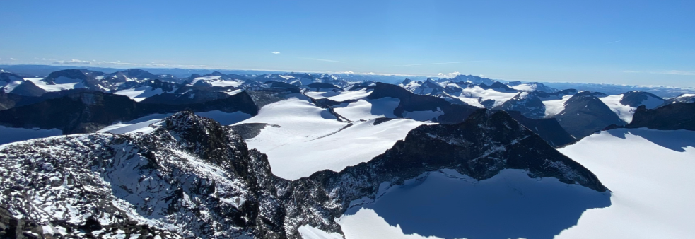 Høgterskeltur Jotunheimen/ Breheimen. OBS! Kort på
